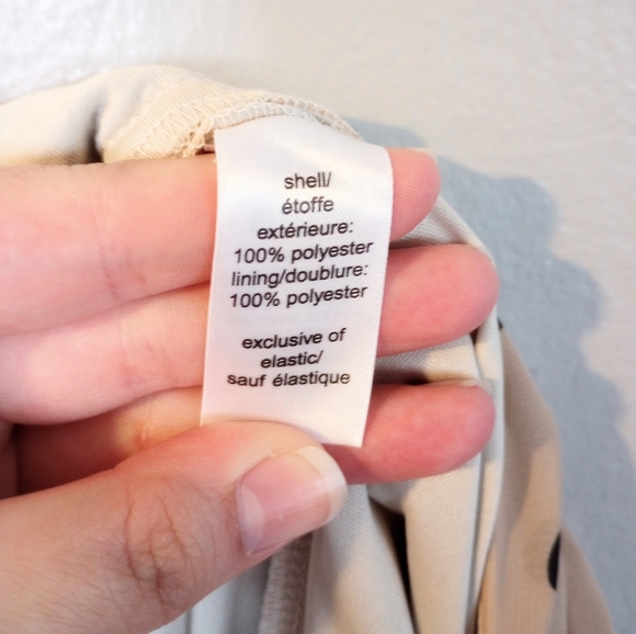 Polka dot asymmetrical tiered coquette pull-on skirt w/ belt and built-in slip - Picture 6 of 6